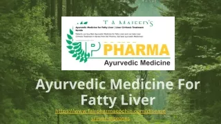 Ayurvedic Medicine For Fatty Liver