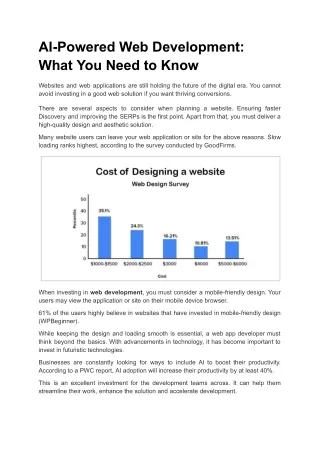 Best Ways AI is Being Used in Web Development