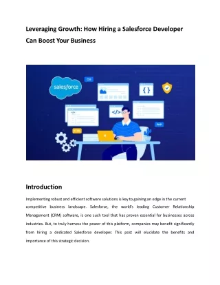 Leveraging Growth_ How Hiring a Salesforce Developer Can Boost Your Business