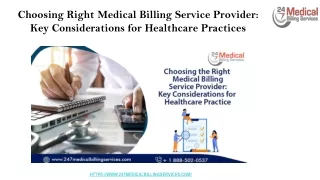 Choosing the Right Medical Billing Service Provider_ Key Considerations for Healthcare Practices