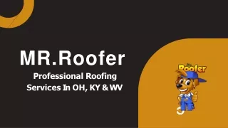 Professional Roofing Services | Mr.Roofer