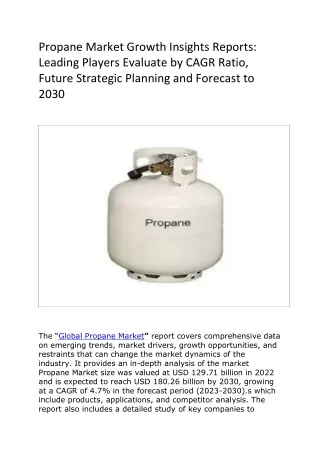 Propane Market Growth Insights Reports (1)