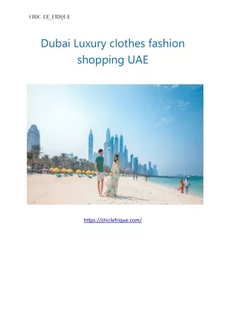 Women's fashion, Women dresses dubai - chiclefrique.com