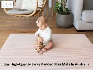 Buy High-Quality Large Padded Play Mats In Australia