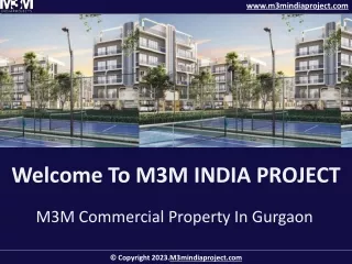M3M Commercial Property In Gurgaon