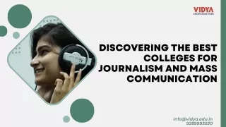 Discovering the Best Colleges for Journalism and Mass Communication