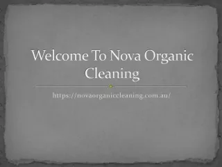 Chemical Free Cleaning Goldcoast