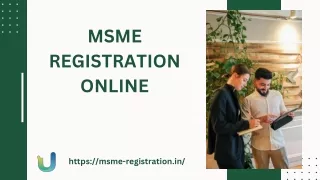 MSME REGISTRATION ONLINE