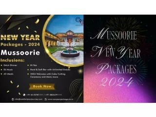 New Year Packages in Mussoorie | Mussoorie New Year Packages 2024