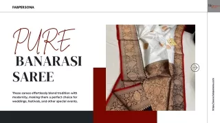 Pure banarasi saree