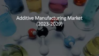 Additive Manufacturing Market Size, Comprehensive Analysis, Growth and Forecast