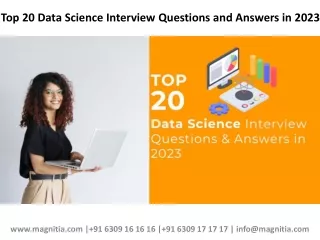 Top 20 Data Science Interview Questions and Answers in 2023