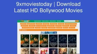 9xmoviestoday | Download Latest HD Bollywood Movies
