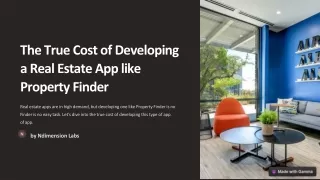 The True Cost Of Developing A Real Estate App Like Property Finder