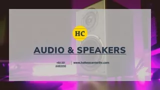 AUDIO & SPEAKERS