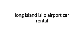 long island islip airport car rental