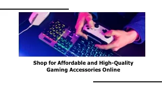 Buy Gaming Accessories Online at Discounted Prices