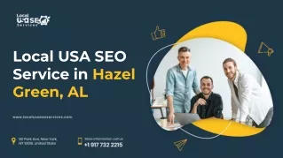 Local USA SEO Service in Hazel Green, AL