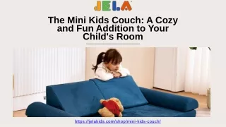 The Mini Kids Couch A Cozy and Fun Addition to Your Child's Roo