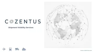 Shipment Visibility Services - Cozentus Technlogies