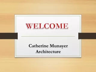 Catherine Munayer Architecture