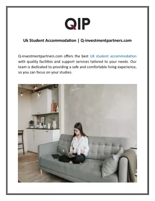 Uk Student Accommodation  Q-investmentpartners