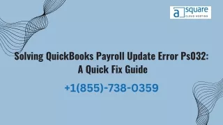 Solving QuickBooks Error Ps032: Expert Tips for Payroll Update