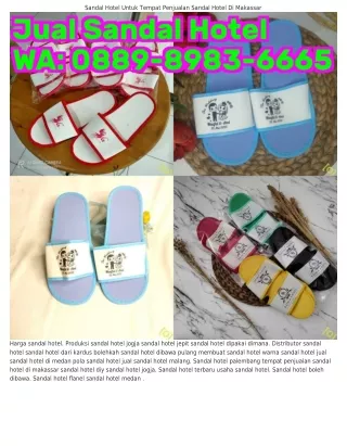 ౦88ᑫ-8ᑫ8ᣮ-ϬϬϬ5 (WA) Harga Sandal Hotel Warna Sandal Hotel