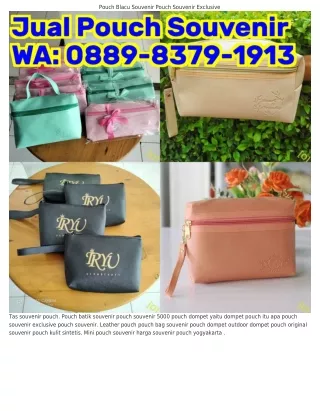 Ô889~8ᣮ79~191ᣮ (WA) Pouch Souvenir Murah Pouch Souvenir Gift