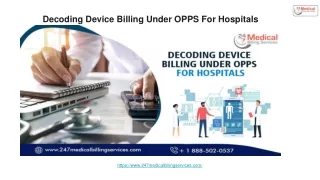 Decoding Device Billing Under OPPS For Hospitals