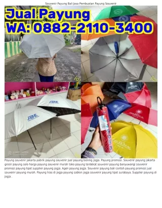 O88ᒿ.ᒿIIO.ᣮㄐOO (WA) Souvenir Payung Balikpapan Harga Sablon Payung Bandung