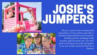 Wedding and Event Rentals in Greer, South Carolina – Josie’s Jumpers