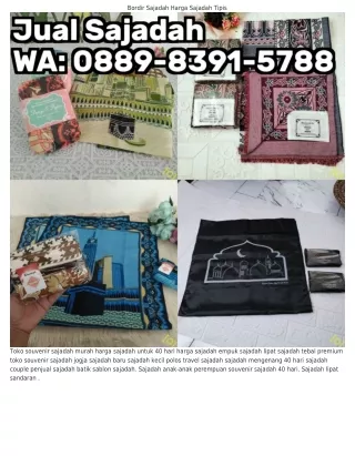 Ö889–8З9I–5ᜪ88 (WA) Harga Sajadah Panjang Beli Sajadah Souvenir