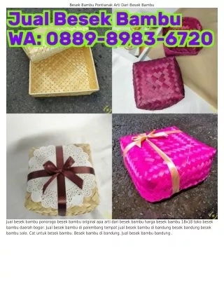 Ö88ᑫ-8ᑫ8З-Ϭ7ᒿÖ (WA) Besek Hampers Semarang Jual Besek Bambu Semarang