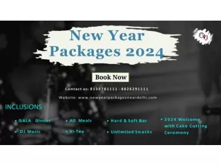 India New Year Packages 2024 | New Year Packages near Delhi