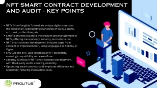 NFT Smart Contract Development and Audit - Key Points