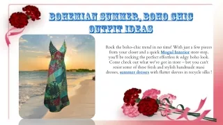 Bohemian Summer, Boho Chic Outfit Ideas