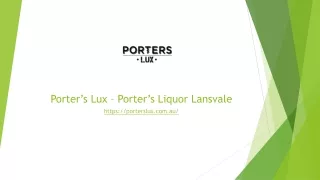 Russian White Birch Vodka | Porterslux.com.au