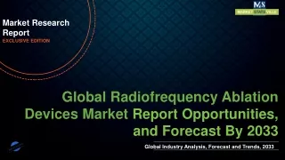 Radiofrequency Ablation Devices Market Worth US$ 12,445.5 million by 2033