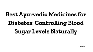 Best Ayurvedic Medicines for Diabetes_ Controlling Blood Sugar Levels Naturally