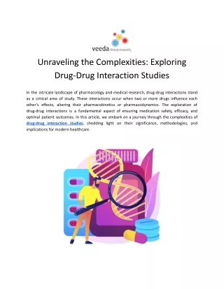 Drug-drug Interaction Studies