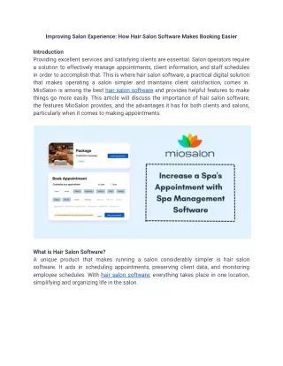 Improving Salon Experience_ How Hair Salon Software Makes Booking Easier