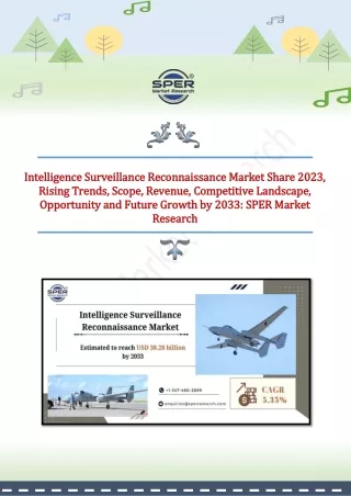 Intelligence Surveillance Reconnaissance Market Growth, Share, Analysis 2033