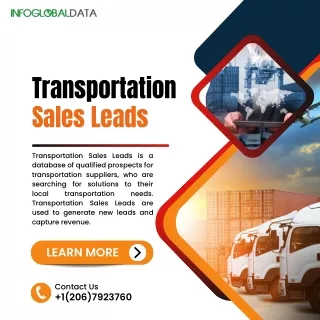 Transportation Sales Leads - InfoGlobalData