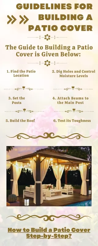 Guidelines For Building A Patio Cover