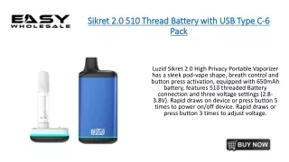 Sikret 2.0 510 Thread Battery