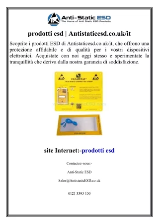 prodotti esd  Antistaticesd.co.uk it