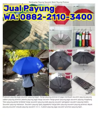 0882-2110-ЗԿ00 (WA) Pabrik Souvenir Payung Pabrik Payung Jogja