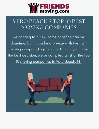 Vero Beach's Top 10 Best Moving Companies