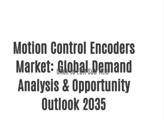 Motion Control Encoders Market